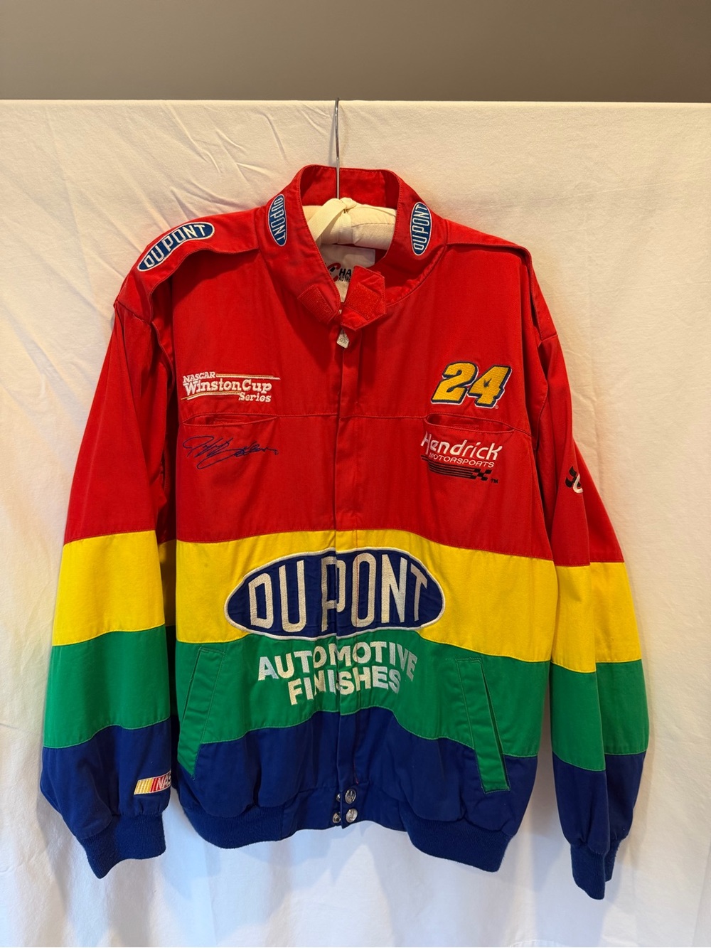 Vintage 1990s Jeff Gordon DuPont NASCAR Racing Jacket